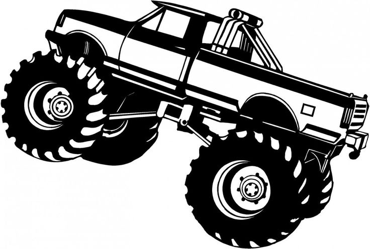 Monster Truck Drawings   Google Search  Monster Trucks Wall Decals