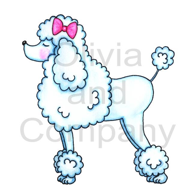 Poodle With Pink Bow