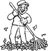 Raking Leaves Clipart Black And White Clipart Guide   Pictures Clip