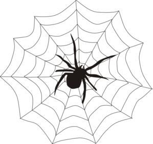 Spider And Web Clip Art At Clker Com   Vector Clip Art Online Royalty    