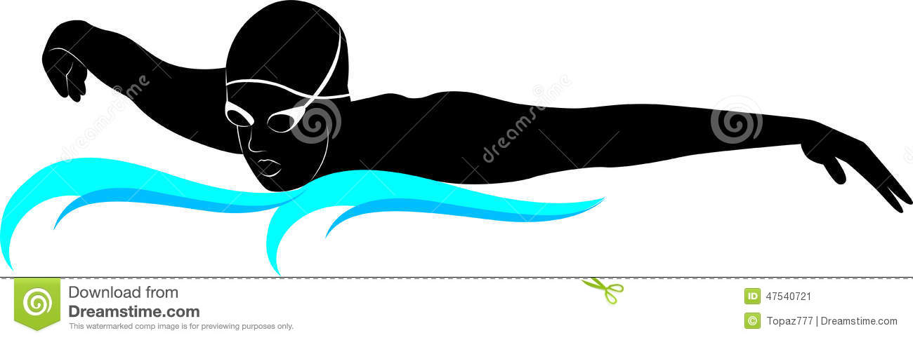Swimmers Athletes Stock Vector   Image  47540721