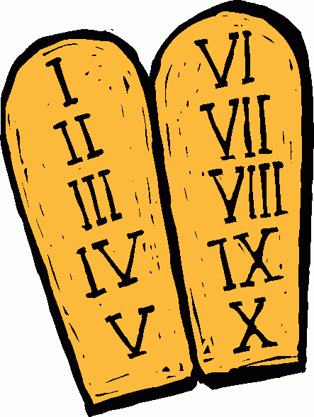 Ten Commandments Stone Tablets Clip Art Http   Www Clipartheaven Com    