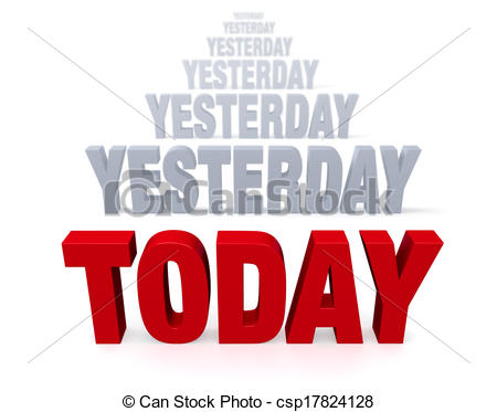 Yesterday   Sharp Focus On Bold Red    Csp17824128   Search Clipart    