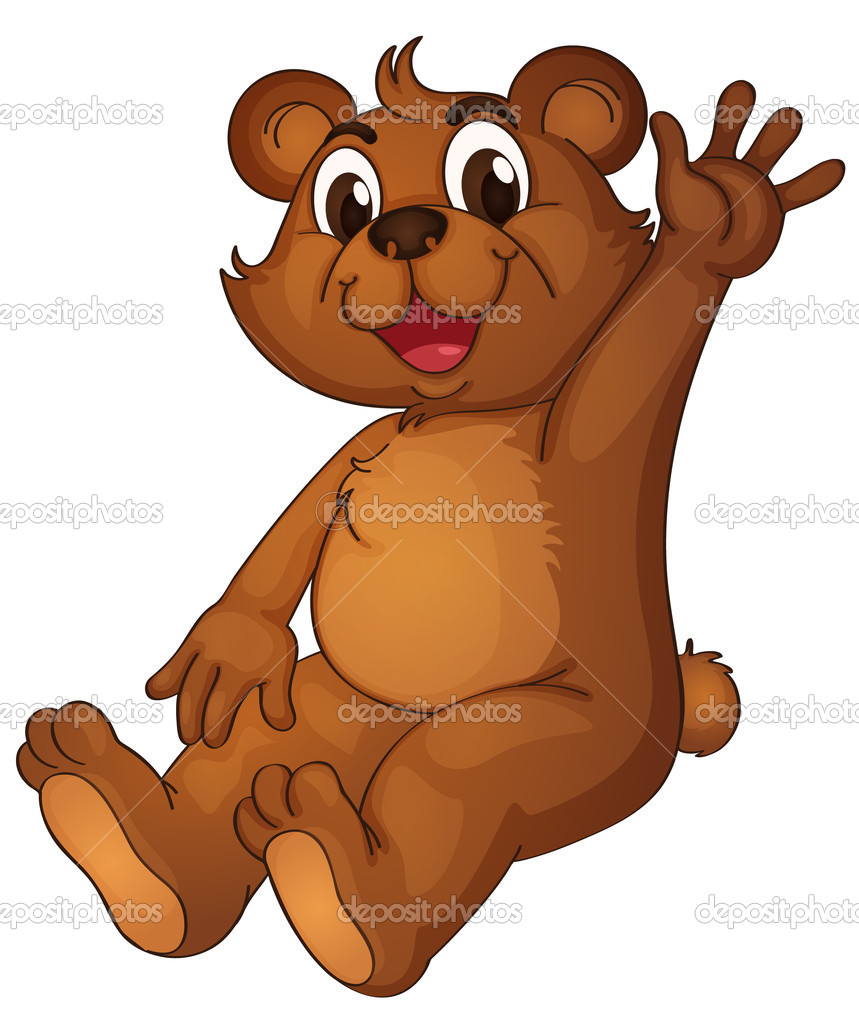 Animated Bear   Stock Vector   Interactimages  10273071