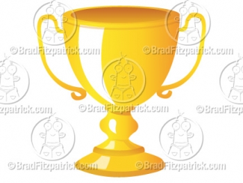 Cartoon Trophy Clip Art   Trophy Clipart Graphics   Vector Trophy Icon