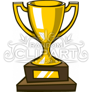 Cartoon Trophy Gold Clipart