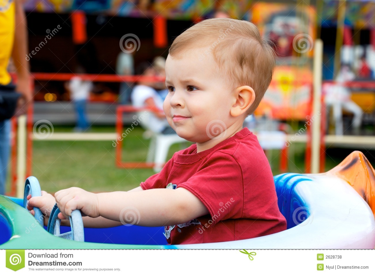 Child Driving Toy Car Royalty Free Stock Photos   Image  2628738