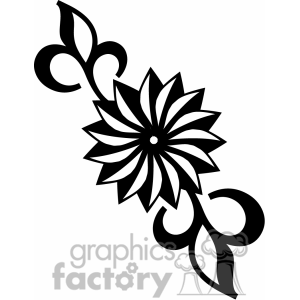 Clipart Flower Black And White Border   Clipart Panda   Free Clipart    