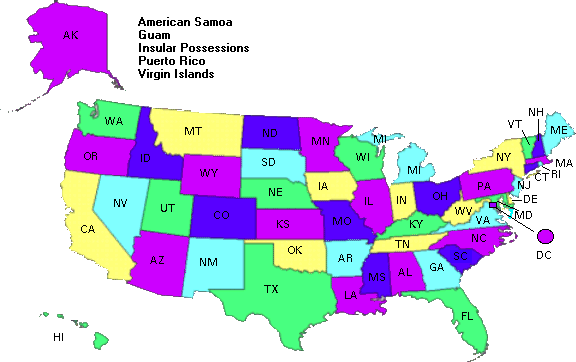 Com Geography Country Maps U United States Usa By State Png Html