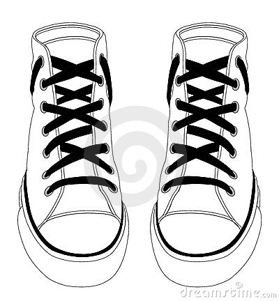 Converse Shoes Clipart Canvas Shoes Stock Photography