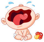 Hungry Baby Crying Clipart   Clipart Me