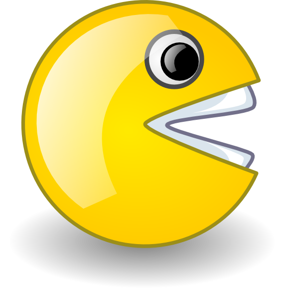 Hungry Smiley Face Clip Art
