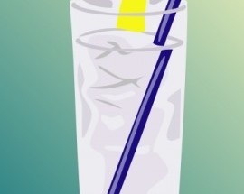 Ice Water Glass Clip Art 13486