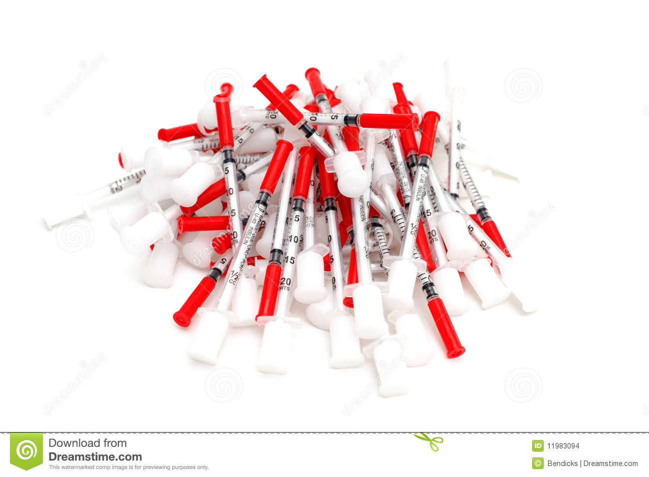 Insulin Syringe Stock Images   Image  11983094