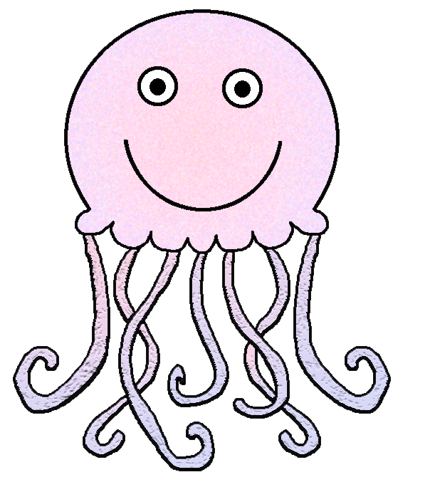 Jellyfish Clipart Black And White   Clipart Panda   Free Clipart    