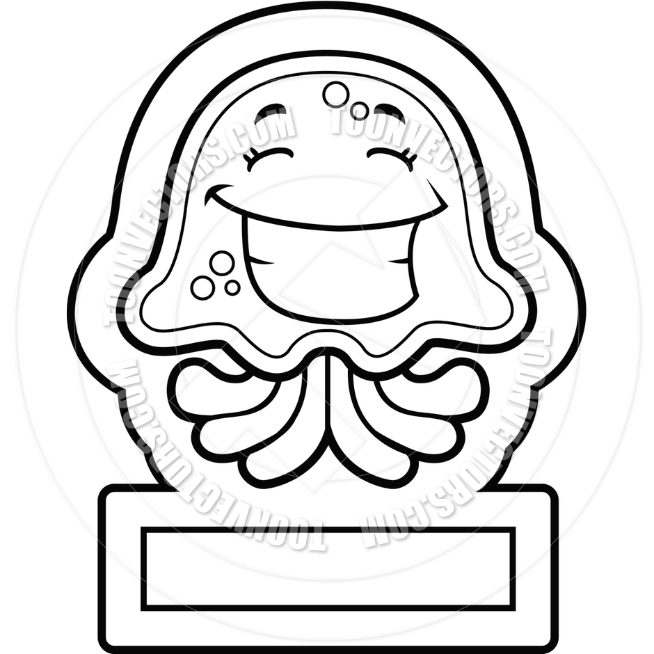 Jellyfish Clipart Black And White   Clipart Panda   Free Clipart    