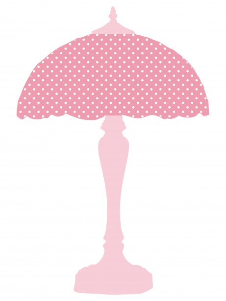 Pink Polka Dot Umbrella Clip Art Pink Polka Dots Lamp Shade