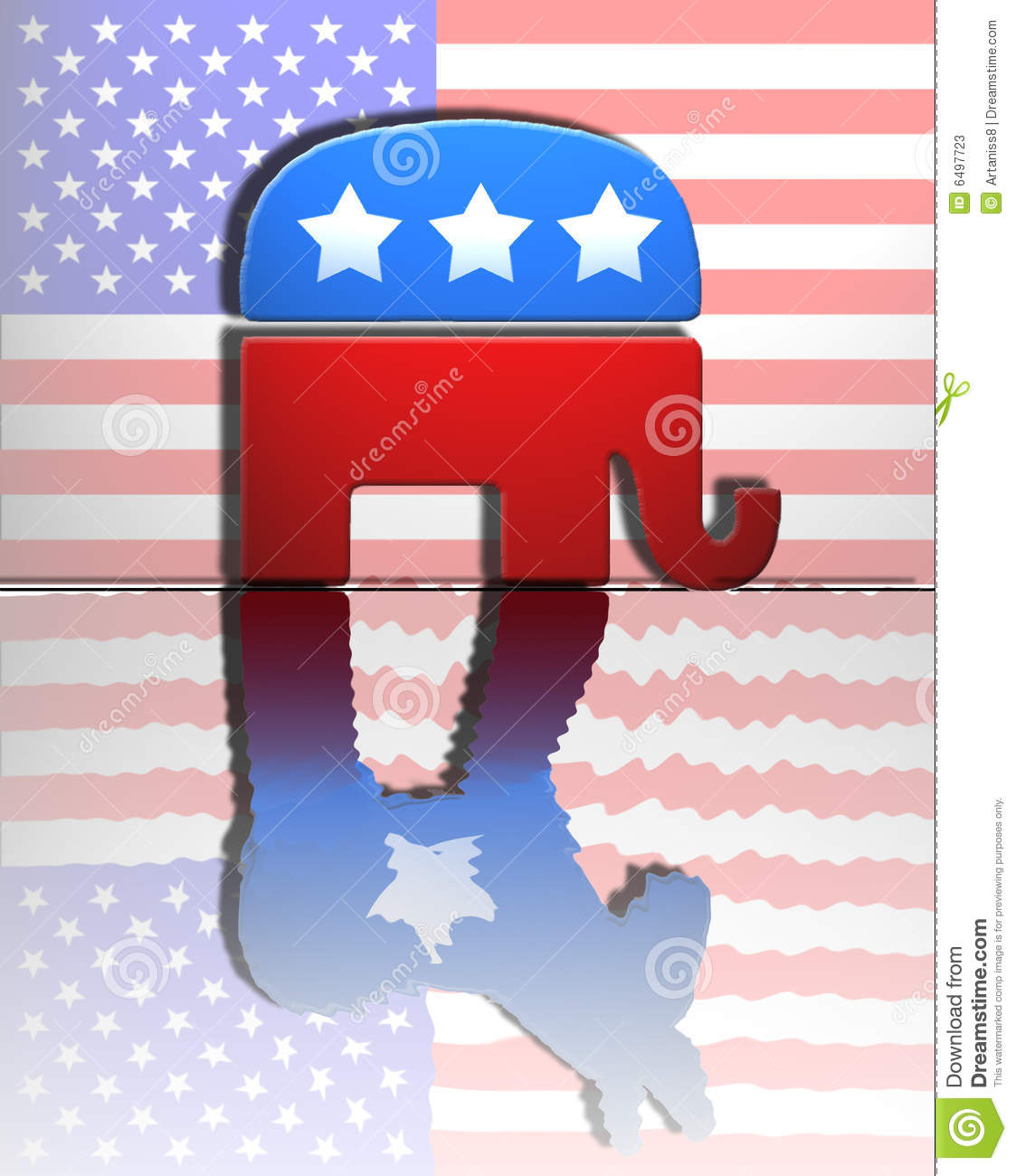 Republican Democrat Editorial Stock Photo   Image  6497723