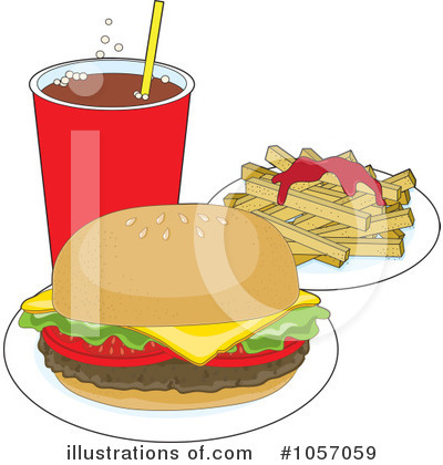 Royalty Free  Rf  Fast Food Clipart Illustration By Maria Bell   Stock
