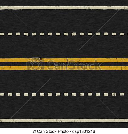 Seamless Road Background Texture   Stock Illustration Royalty Free