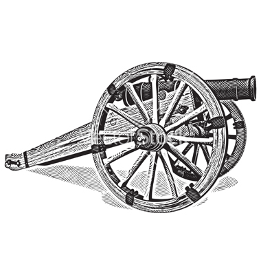 Cannon Engraving Vector Art   Download Engraving Vectors   116467