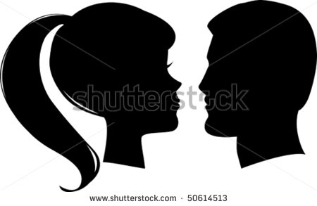 Female Head Silhouette Stock Photos Images   Pictures   Shutterstock