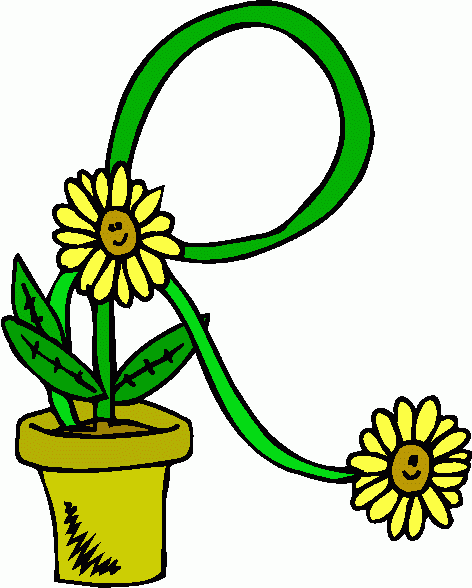 Flower R Clipart   Flower R Clip Art