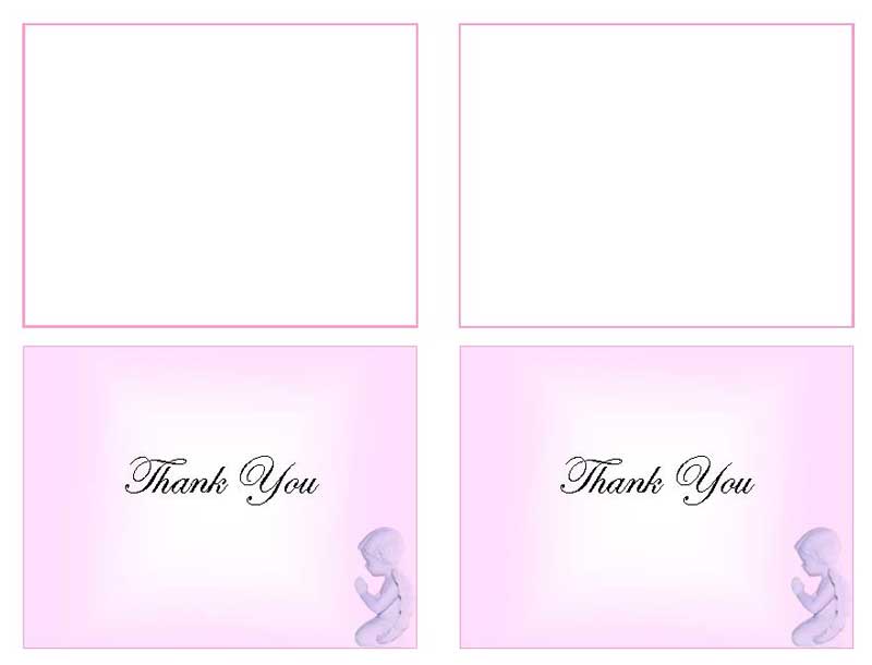 Funeral Programs   Funeral Thank You Templates   Pink Angel