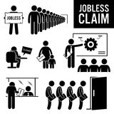 Jobless Claims Unemployment Benefits Clipart Royalty Free Stock Image