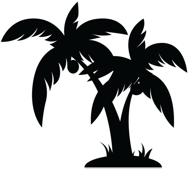 Palm Tree Clipart Black And White   Clipart Panda   Free Clipart