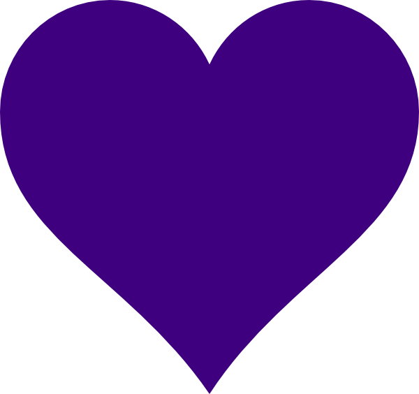 Purple Heart Clip Art At Clker Com   Vector Clip Art Online Royalty    