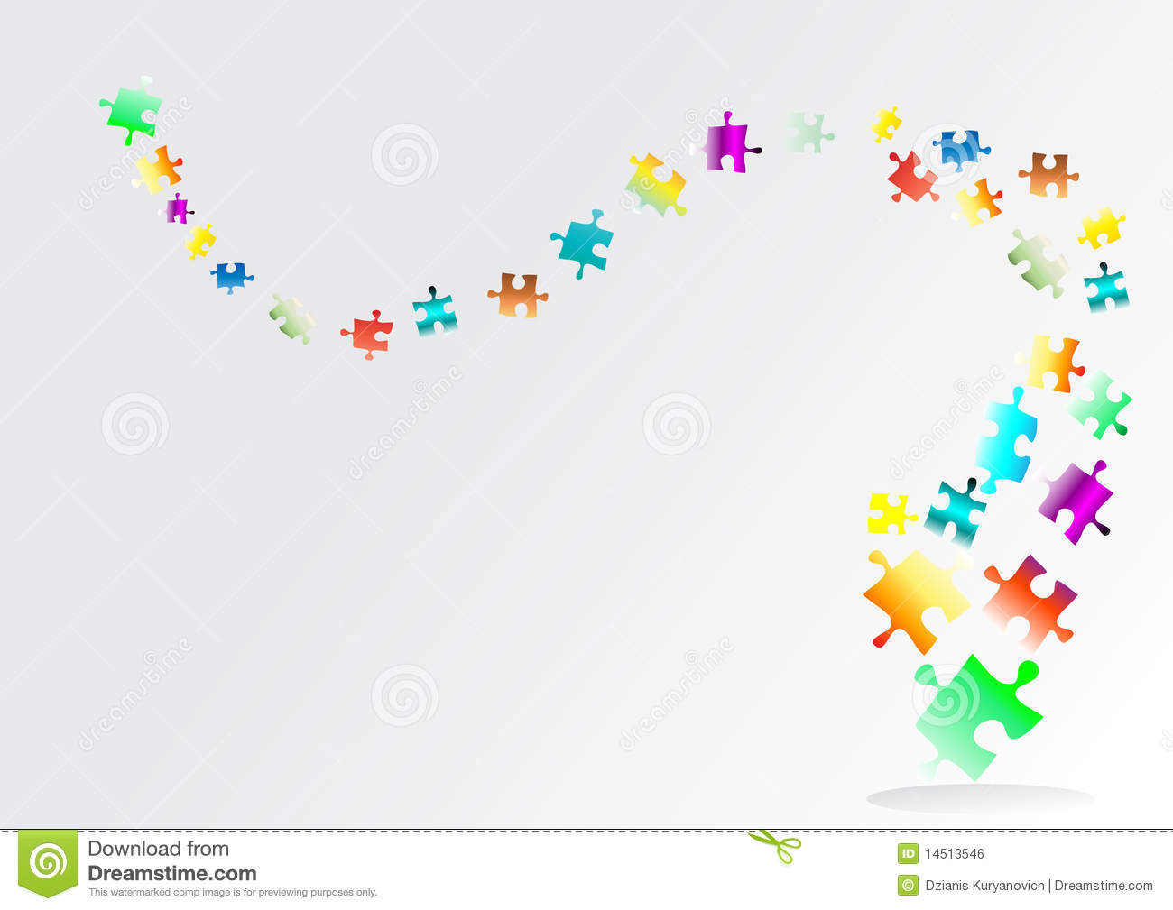 Royalty Free Stock Image  Abstract Rainbow Puzzle Background