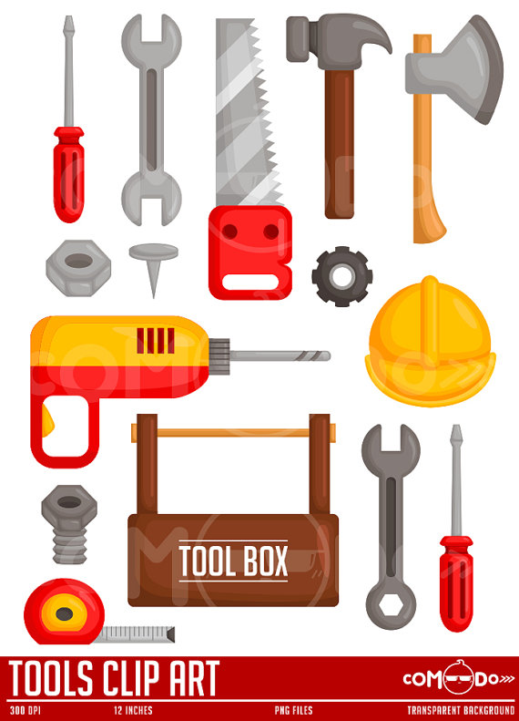 Tools Clipart   Digital Clip Art For Commercial And Personal Use