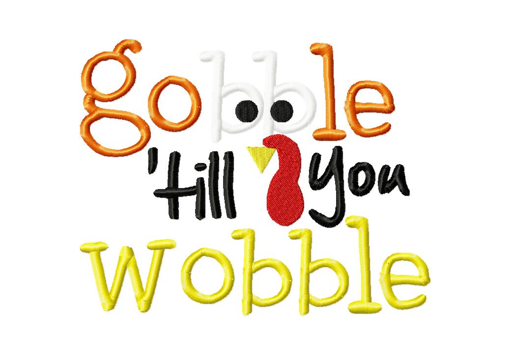 You Wobble Machine Embroidery Design  Download It Free For Today Only