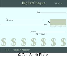 Big Fat Cheque Clipart