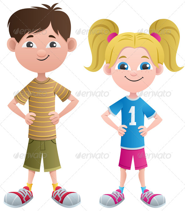 Boy And Girl   People Characters