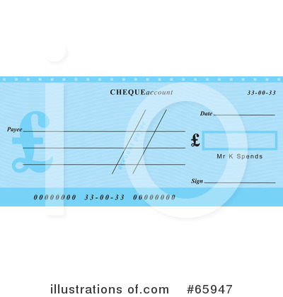 Cheque Clipart  65947   Illustration By Prawny