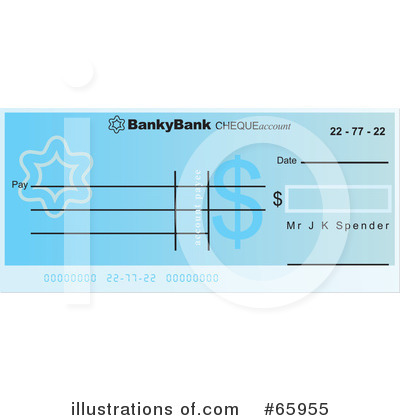 Cheque Clipart  65955   Illustration By Prawny
