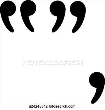 Clipart Of  Olde Victorian Mark Comma Quotation Quote Victorian    