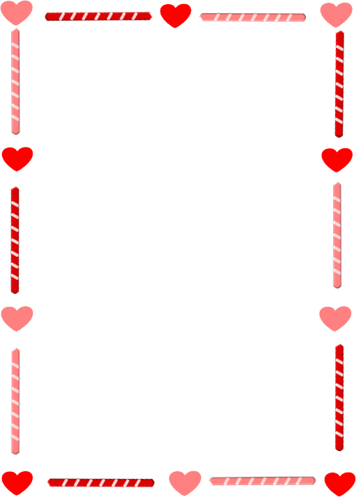 Free Cross Border Clipart Heart And Candy Border Clipart