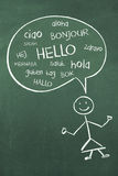     In Different International Global Foreign Languages Bonjour Ciao Hola