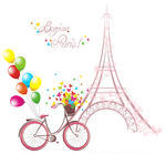 Kissing In Front Of Eiffel Tower Paris Stock Vector   Clipart Me