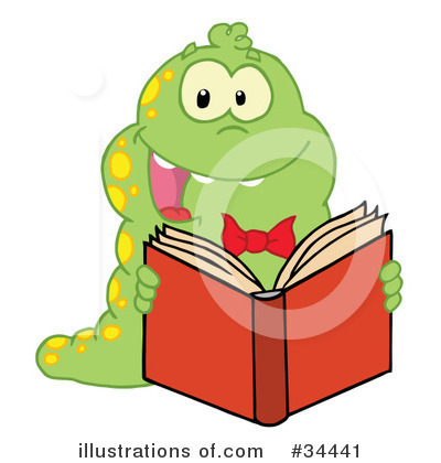 Reading Clipart  34441   Illustration By Hit Toon
