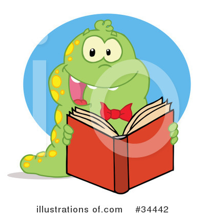 Reading Clipart  34442   Illustration By Hit Toon