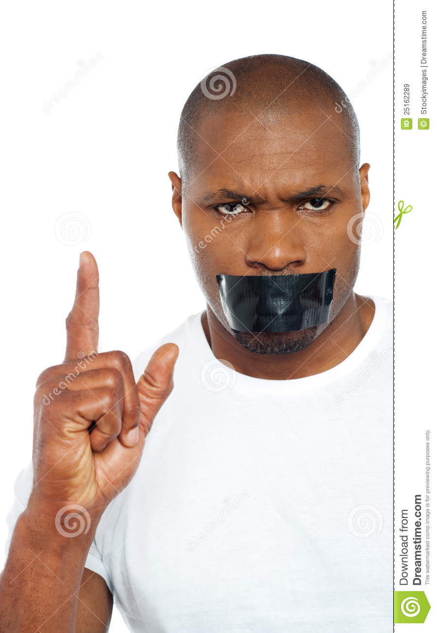 Shut Your Mouth Royalty Free Stock Images   Image  25162289