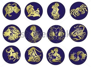 Signs Illustrations Of The Twelve Horoscope Zodiac Star Signs 63681595
