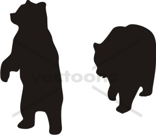Standing Bear Clipart