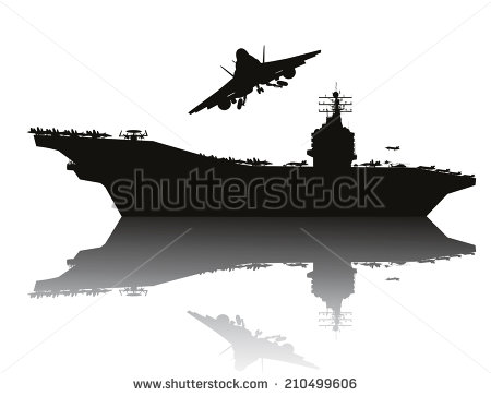 Aircraft Carrier And Flying