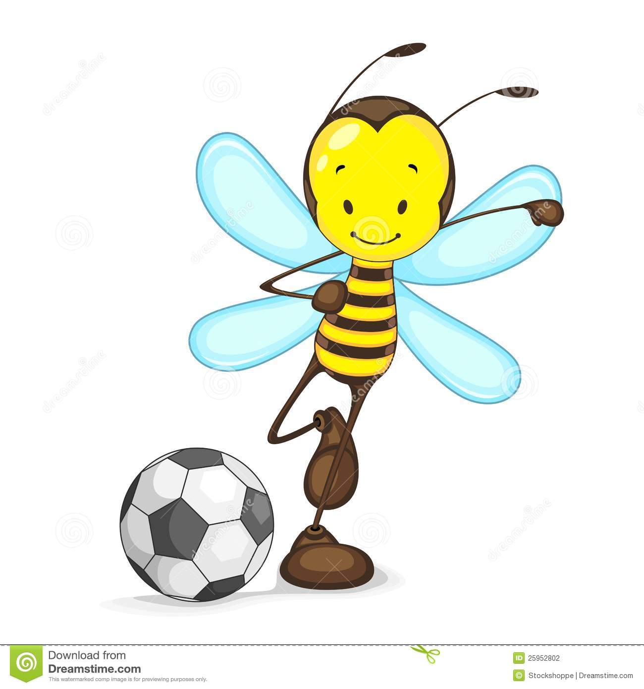 Bee Cartoon Character Stock Photography Image 22830402 Kootationcom