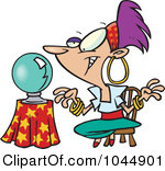 Fortune Teller Crystal Ball Cartoon Clipart   Free Clip Art Images